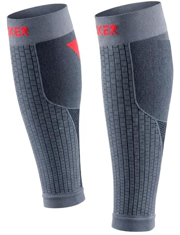 HANKER Medias de compresión unisex para pantorrilla running y ciclismo | 75% poliéster Soft Air Plus, 23% elastano, 2% poliamida, secado rápido, transpirable, para trail