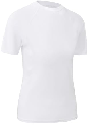 VanKee Camiseta de Compresión para Niños Secado Rápido Transpirable Camiseta de Manga Corta Alta Elasticidad Ligero Prenda Funcional Cuello Redondo Camisetas Deporte Interior para Fútbol Baloncesto