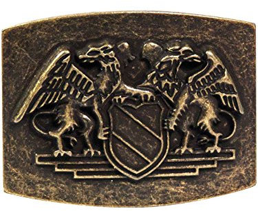 Harrys-Collection Buckle Badener Wappen, Farben:altmessing
