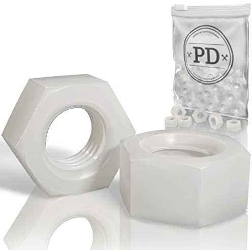 PD® plastmuttrar M6 (DIN 555/ISO 4034) | PA nylon hexagon | 10 st