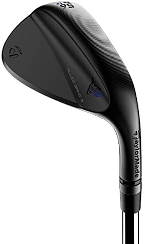 TaylorMade Milled Grind 3.0 Black Wedge DE Golf, Men, Black, 40.10