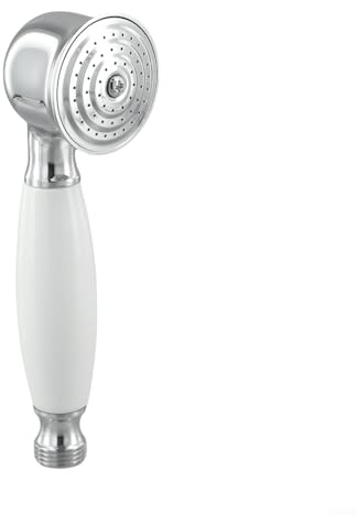 Qualoramall Shower Heads Handheld Showerhead High Pressure Shower Head Round Traditional Telephone Style Removable Vintage Showerhead for Bathroom