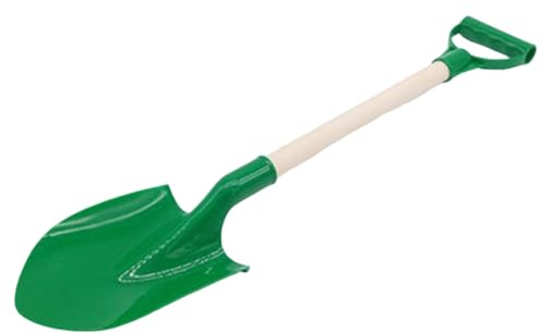 21,3 Zoll Lange Sandschaufeln für Kinder, Strand, Spielzeug, Gartengeräte-Set, Sandkasten, robuste Schaufel, langlebiger Holzgriff, ABS-Kunststoff, für Garten, Sand, Schnee, (Green, 54·11·5cm)