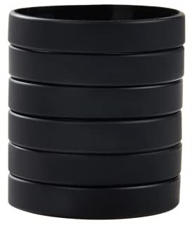 BRANDWINLITE Großhandel 6 Stück/Packung Einfarbig Leere Silikon Armbänder Gummiarmbänder