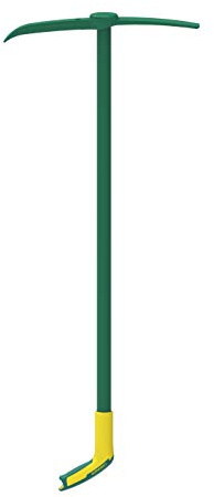 Leborgne, Pioche d'Égoutier, Batipro, Manche En Métal, Poignée ergonomique pour favoriser l’appui de la main lors de levier, 106 cm : outil long pour une meilleure posture