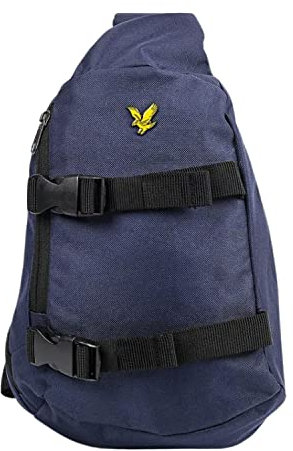 Lyle & Scott Umhängetasche Herren und Damen, Tasche Herren mit Hauptfach und Außentasche mit Reißverschluss, Fastex-Schnallen, verstellbaren und Adler-Logo