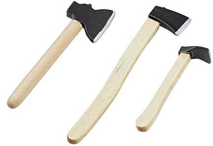 Set de hache miniature, 4-7 cm, 3 pièces. Hobbyfun