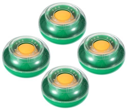 PATIKIL Humidificateur pour les doigts,4 pièces 3 pouces en plastique réutilisable non glissant Humidificateur pour les doigts pour les papiers de banque,les les dossiers de comptage,vert