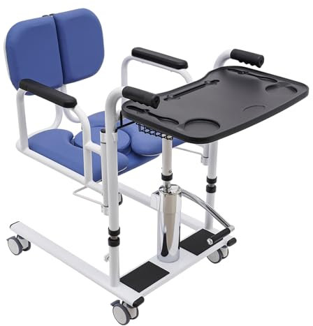 Patientenlifter,Hydraulischer Patientenlifter Transferstuhl,lift transfer chair,patientenlifter für zuhause,Bis 150kg Tragkraft, für Senioren & Pflege zu Hause