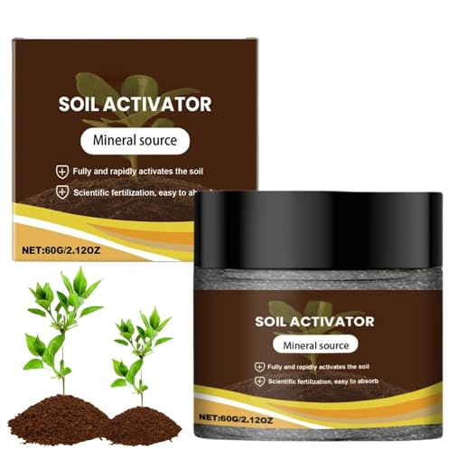 Soil Activator for Plants,Organic Soil Activator & Plant Fertilizer,Garden Beds for Cultivation,Potting Mix and Seedling Compost,Compost for Outdoor Plants,Soil Improver,Multi-Purpose Fertilisers