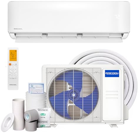 MRCOOL 9000 BTU 230V Ductless Inverter Mini Split Air Conditioner & Heat Pump System, Advantage Series - Wall-Mounted AC Unit w/Heating and Cooling for Home, Office & Commercial Space