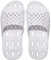 Ranberone Shower Slippers for Women Men Quick-Drying Shower Shoes Anti-Slip Bathroom Slippers Swimming Pool Beach Sliders Summer Sandals White 7.5 UK