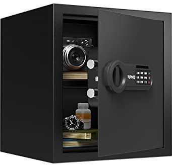 RPNB Luxus Safe und Schließfach, Geldkoffer, Zifferntastatur sicher, perfekt für Hause Büro Hotel Business Schmuck und Bargeldverbrauch Lagerung, 34L