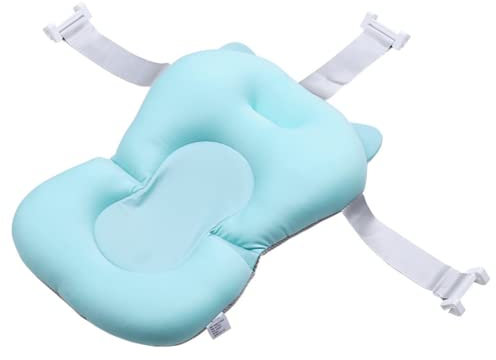 Bañera De Baño Asiento Cruz Sling Bañera Recién Nacido Bañera Insertar Cojín Plegable Bebé Ducha Admite Accesorios Verde