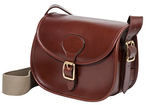 Parker Hale Lyndhurst Cartridge Bag - chestnut leather 100 cartridge capacity