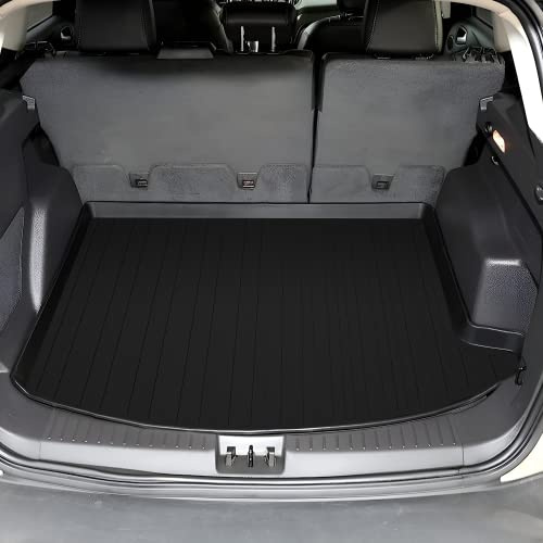 Premium Cargo Liner for Ford Escape S SE SEL Titanium 2013-2019 - 100% Protection - Custom Fit Car Trunk Mat - All-Season Black Cargo Mat - 3D Shaped Laser Measured Trunk Liners for Ford Escape