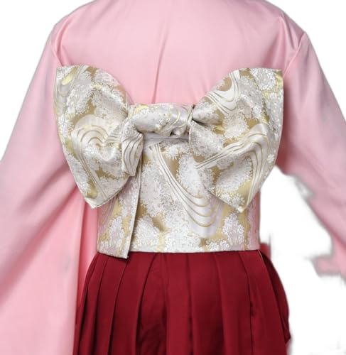 CAMDOM Japansk traditionell kimono förbunden rosett Sakura Obi bälte skärp Yukata rock tillbehör, Rosett 9, one size