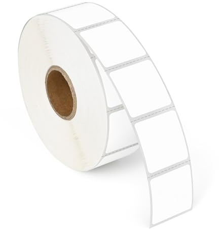 LLIKED 1x1 Square Removable Thermal Labels No Residue 1380 Pcs