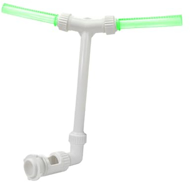 Fontana da Piscina - Fontana Getto Acqua,Luminosa Al Buio Altezza Regolabile Doppio Getto Alta Pressione Per Esterno Giardino Laghetto Bordopiscina