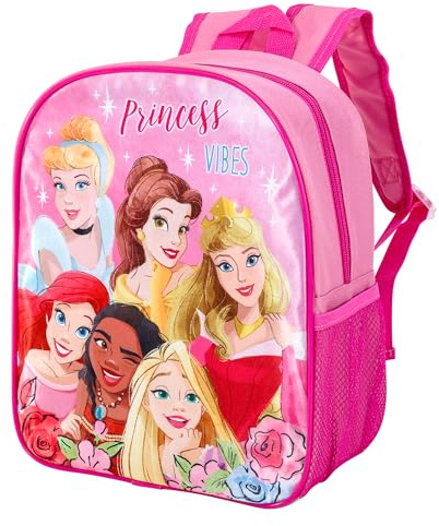 Disney Princess Backpack Kids Premium Rucksack Girls Character Back To School Carry Bag With Adjustable Shoulder Straps