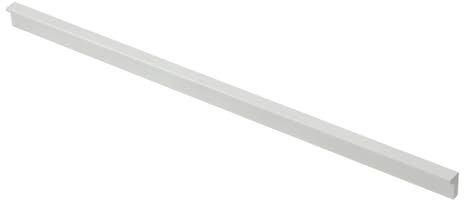 GTV Pillar - Tirador de muebles de aluminio delgado y elegante para muebles altos, versátil, 360 x 18,5 x 10,7 mm, con tornillos, moderno y funcional