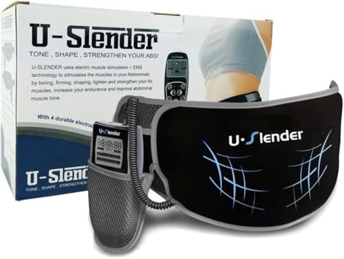 Ab Toning Belt and Ab Stimulator for Slender Toned Stomach Muscles, Remote for Quick and Easy Adjustments, 99 Intensity Levels and 10 Workouts for Fast Results, Workout Belt EMS Technology