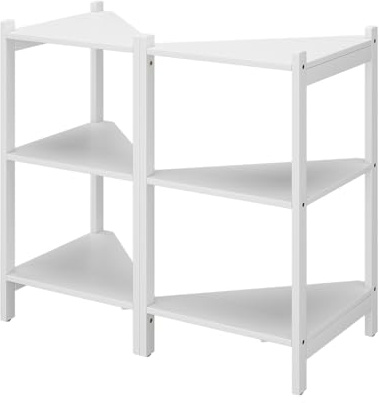 Vicco Mobiletto per lavabo Zeno, Bianco, 68 x 60.5 cm Set di 2, per la conservazione di accessori da bagno sotto il lavandino