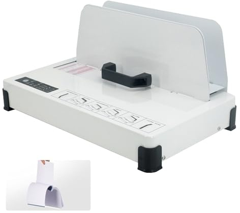 HYUIO Thermal Binding Machine, Electric Heat Binding Device with Cooling Slot, A6/A5/A4/A3(Short Edge) Heat Binding Machine for Document, Script, Booklet