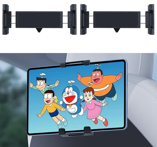 LANTU 2 soportes para tablet Tesla Model 3/Y/X/S 360° ajustable Tesla accesorios para iPad, Galaxy Tablet, iPhone, teléfonos Android y más, Samsung