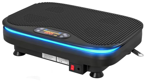 SPORTNOW Plataforma Vibratoria, 99 Velocidades, 3 Programas, Pantalla LED