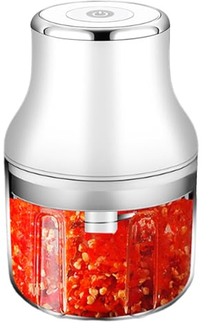 Tritacibo,Tritatore Senza Filo - Elettrodomestico da Cucina Senza Filo 250ML - Per Cipolle Carne Patate Verdura Formaggio Cucina Casa Ristorante