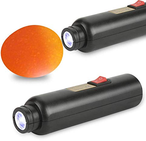 Yosoo Mini incubatrice per illuminazione per il Monitoraggio Incubatrice Lampada Uovo Lampada sperauova led per Incubatrice Egg Dell'Embrione Rilevatore 220V [Classe di efficienza energetica A]