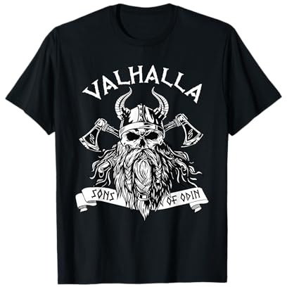 Viking T-Shirt Valhalla Sons of Odin Maglietta