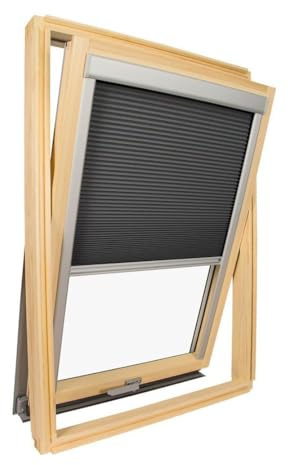 Isolierrollo für Velux Dachfenster (Anthrazitgrau, 10 oder 608 oder S08)