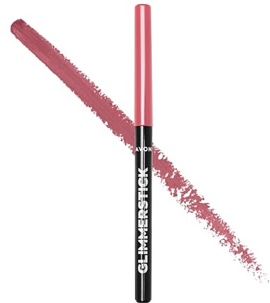Avon Avon Glimmerstick Lip Liner, Prevents Lipstick From Feathering, Long-Lasting Finish, Defines and Contours, In The Moment