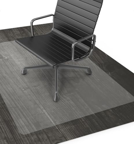 Golving Bodenschutzmatte - Bürostuhl Unterlage - Schreibtischunterlage Transparent - Schreibtischstuhl-Unterlage aus PVC - Fußbodenschutz schalldämpfend - Floor Protection Mat - 120x150 cm