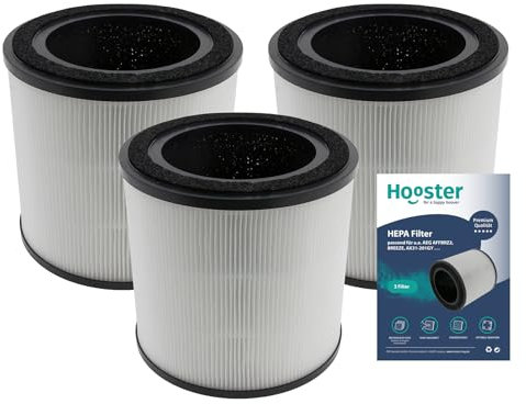 3 Filter kompatibel mit AEG AX31-201GY Luftreiniger | Ersatz für den AEG AFFBRZ2 BREEZE Luftfilter
