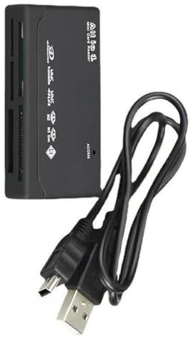 Lector de tarjetas USB 6 en 1 MS TF, visor de tarjetas de memoria, ordenador portátil, PC, adaptador de transferencia de datos con cable de datos