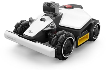 MAMMOTION LUBA mini AWD LiDAR – Robot Tagliaerba Senza Filo Perimetrale con LiDAR 3D+Visione, Senza Antenna RTK, Mappatura Automatica, Superficie Consigliata 1500 m², Modulo 4G, Pendenze Fino all'80 %