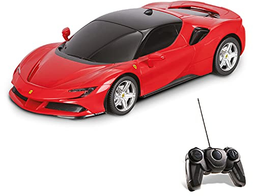 Mondo Motors, FERRARI SF90 STRADALE, Modello in Scala 1: 24, fino a 8 km/h di Velocità, Auto Giocattolo per Bambini 63660