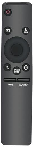 ALLIMITY Fernbedienung Ersatz passend für Samsung Soundbar HW-A58C HW-Q700A HW-Q600A HW-Q800A HW-Q900A HW-Q950A HW-A650 HW-A450 HW-A550 HW-S60A HW-S61A HW-A50M HW-S50A HW-T415