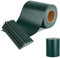XINZI Recinzione frangivista per giardino, in PVC, 19 cm, a doppia asta, decorativa, con clip di fissaggio, per patio, balcone, cortile, doppia asta (65 m, verde)