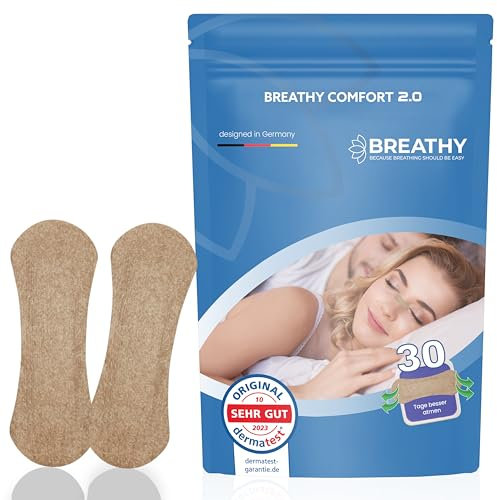 30 Nasenpflaster gegen schnarchen (anti schnarch Nasenpflaster besser Atmen) nose Strips gegen Schnarchen Nasenstrips verbessern Sie Ihre Atmung,vertbesserte Regeneration (30xBraune)