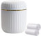 Desktop Trash Can,with Press Type Lid, Mini Desktop Bin, Small Plastic Waste Table Bin for Bathroom, Office, Dressing Table, Kitchen, With 60 sheets of Trash Bags