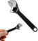 4'' Mini Adjustable Spanner, Compact Adjustable Wrench for Mechanical, Car, and Bike Repairs, Portable Hand Wrench Tool, Lightweight and Durable Small Adjustable Spanner (4'' Adjustable Spanner)