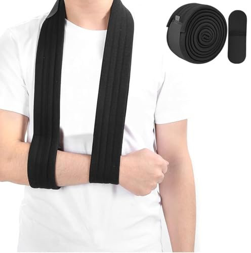 Arm Sling for Shoulder Injury,Shoulder Sling for Arm Support,Arm Sling for Wrist Injury,Shoulder Sling Left Right Arm,Breathable,Adjustable Elbow Sling,Lightweight,for Wrist Hand Elbow Arm Injured
