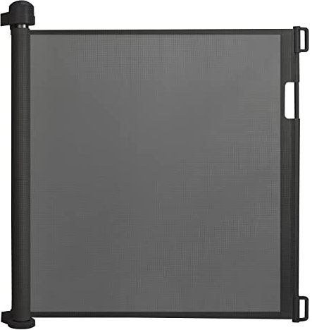 LZQ Türschutzgitter Treppenschutzgitter Roll für Babys und Haustiere, 0-150cm, 87 cm Hoch Baby Absperrgitter, Geeignet für Treppen/Türen/Innen & Außen, Weiß