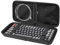 Linkidea Étui de Voyage Rigide pour Clavier 75%, Clavier sans Fil 84 Touches, étui Transport de Protection, Sac Rangement, Compatible avec Keychron K2, Logitech Pop Keys mécanique, Clavier sans Fil