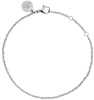 Purelei® Brave Armband (Silber), Filigranes wasserfestes Armband für Damen, Schlichtes Armband aus Edelstahl, Geschenk für Frauen, 16-19 cm Länge verstellbar