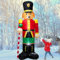 Ycolnaefllr 8ft Christmas Inflatable Decoration : Christmas Inflatable Nutcracker Soldier with Built-in LED Lights, Giant Christmas Inflatable Decoration